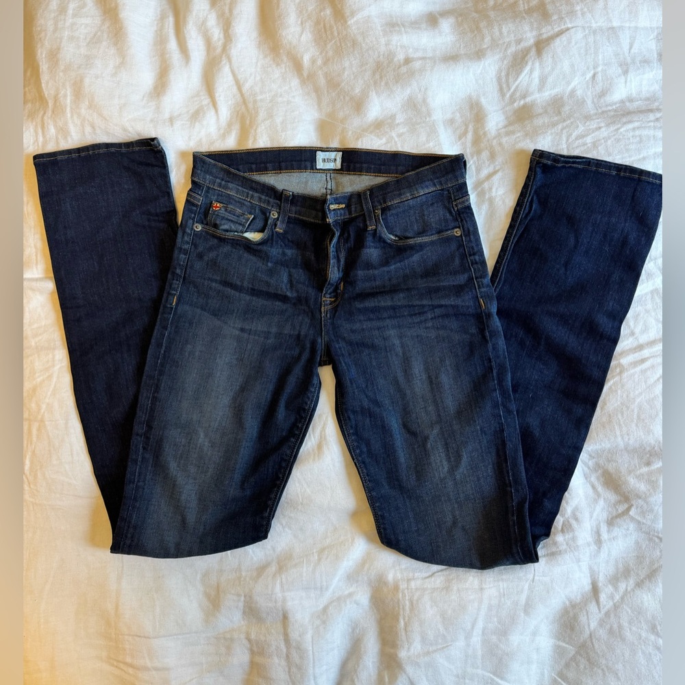 Hudson Tilda mid rise straight jeans in Indigo Size 29